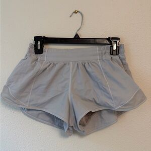Light Gray Running Shorts Lululemon